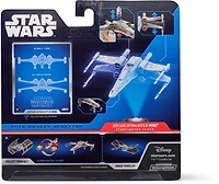 Escadron Micro Galaxie de Star Wars - Classe chasseur stellaire - X-Wing du Jedi Luke Skywalker