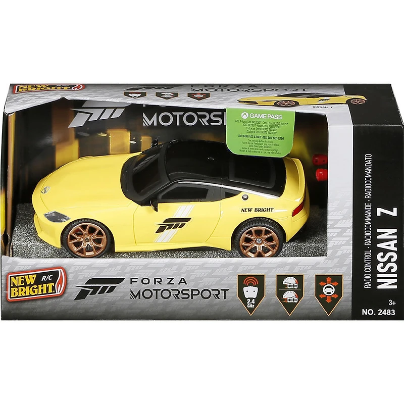 Forza Motorsport radiocommandée avec voiture de sport Nissan Z Turbo, échelle 1:24