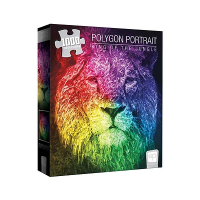 Casse-Tête 1000 Pièces De Polygon Portrait "King of the Jungle" - Édition anglaise