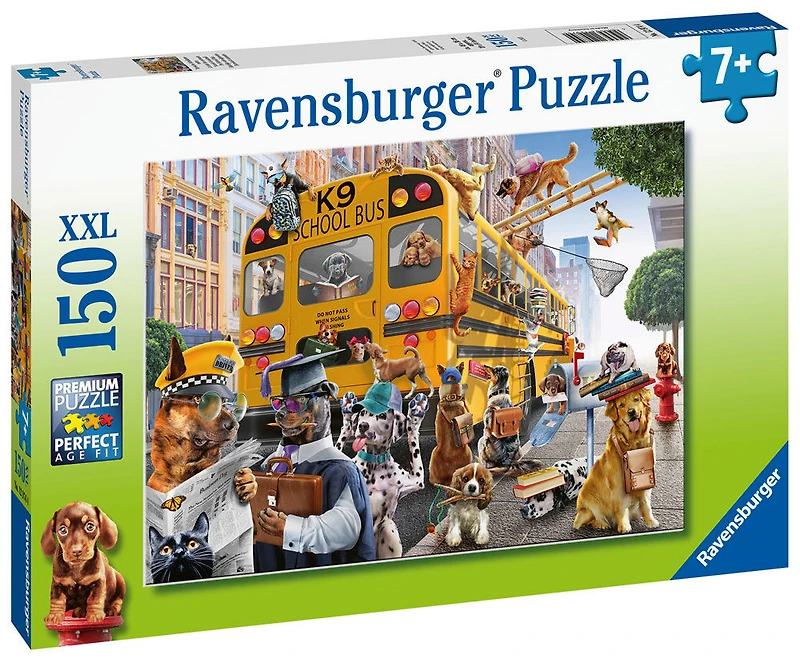 Ravensburger - L'école des animaux casse-têtes 150pc