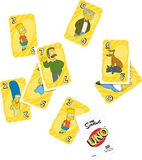 UNO-Jeu de cartes Les Simpsons-pour petits et grands