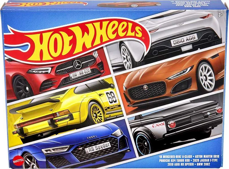 Hot Wheels Assortiment Coffrets de 6 véhicules européens