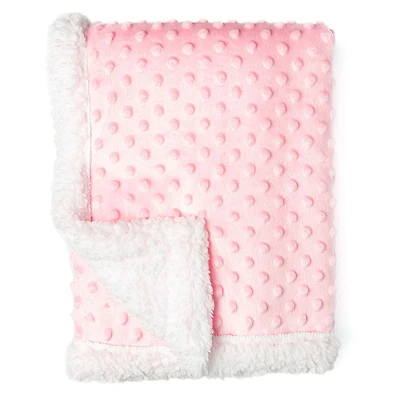 Tendertyme Pink Popcorn Sherpa Blanket