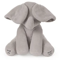 Baby GUND, Peluche animée Flappy l'éléphant, gris, 30,5 cm