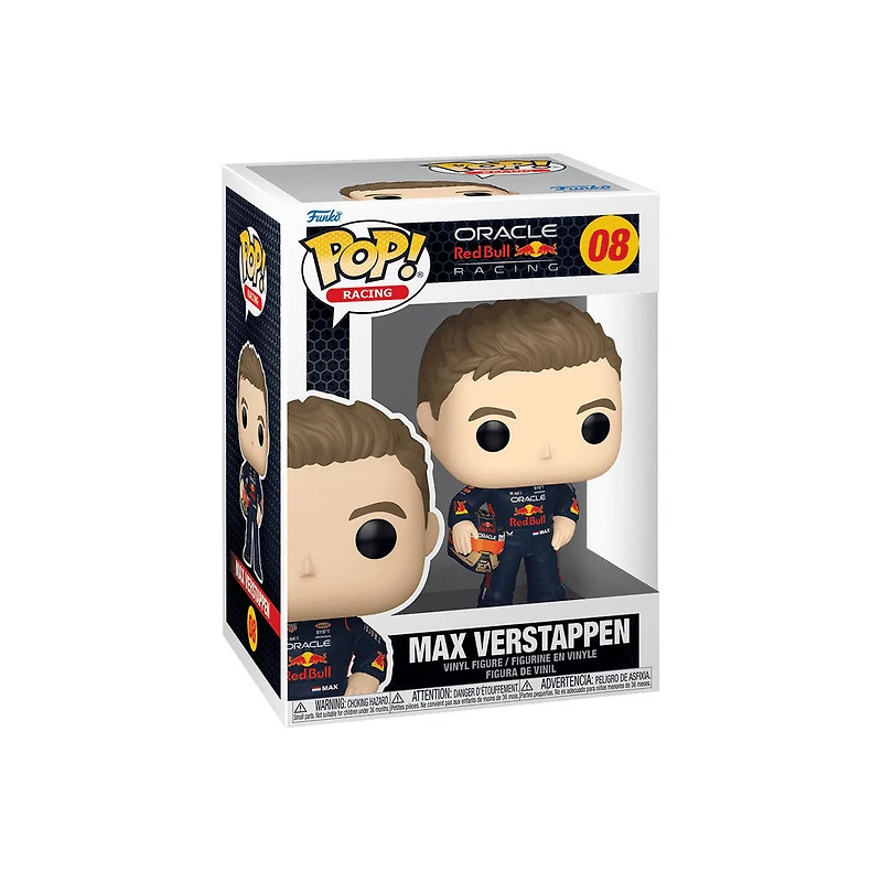 Pop! Racing: Oracle Red Bull Racing - Max Verstappen with Helmet Vinyl Figure