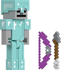 Minecraft Toys 3.25-inch Action Figures Collection, Armored Skeleton