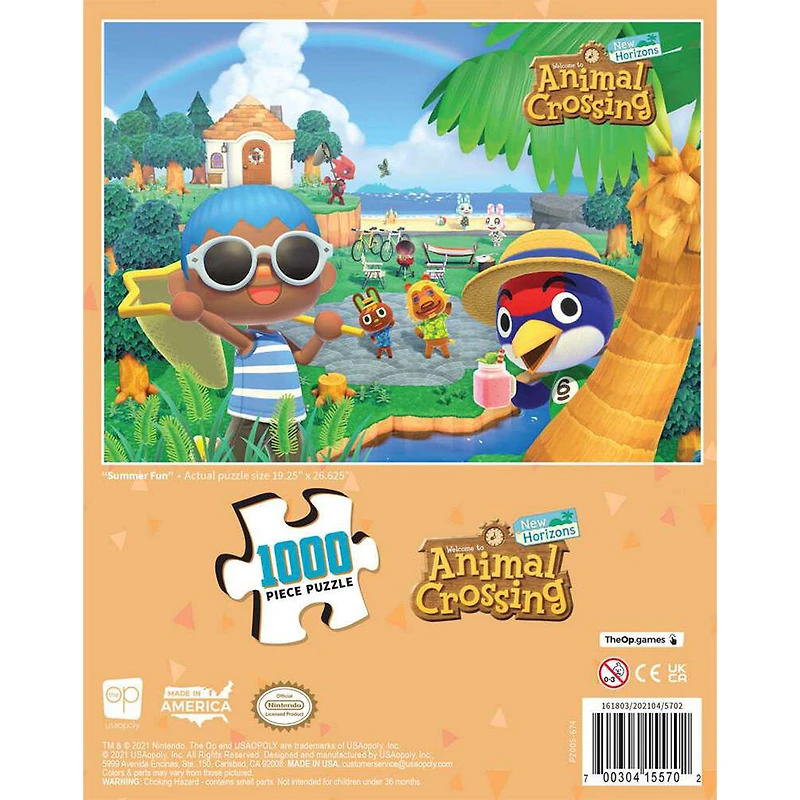 Casse-Tête De 1000 Pièces - "Animal Crossing" "Summer Fun" - Édition anglaise