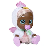 Cry Babies Kiss Me Daphne - Poupée de 12 po | Fonction de luxe Joues rougissantes | Tenue scintillante pouvant être changée, avec biberon en prime