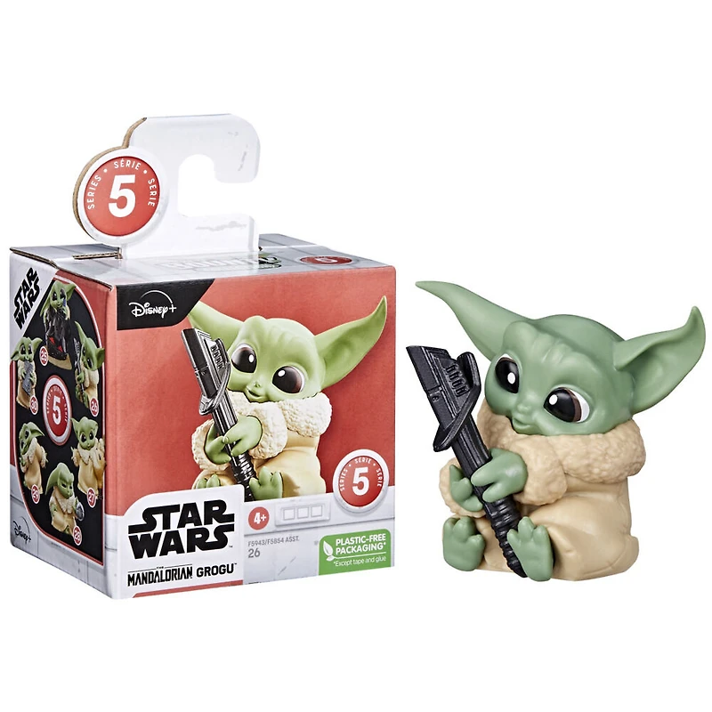 Star Wars The Bounty Collection Series 5, 2.25-Inch-Scale Grogu Figure, Darksaber Discovery Pose