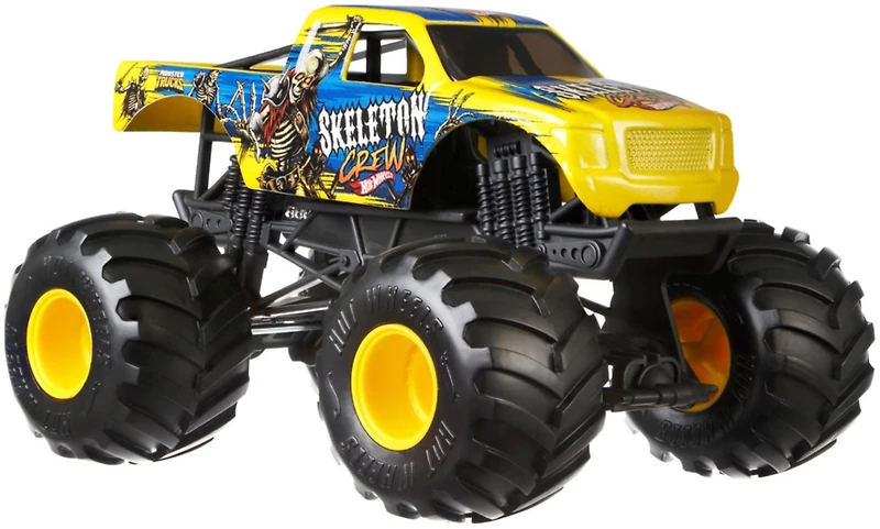Hot Wheels - Monster Trucks - Véhicule Skeleton Crew