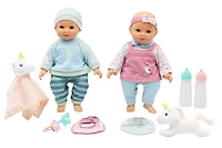 You & Me - 14" Twin Baby Set
