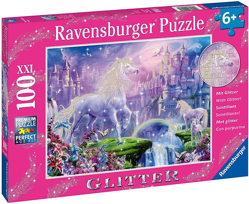 Ravensburger - Unicorn Kingdom Puzzle 100pc