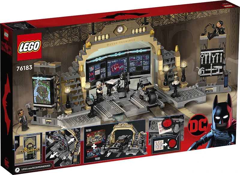 LEGO DC Batman Batcave: l'affrontement du Sphinx 76183 Ensemble de construction (581 pièces)
