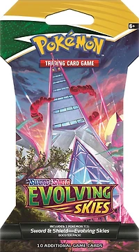 Pokemon Sword and Shield "Evolving Skies" Sleeved Booster - English Edition