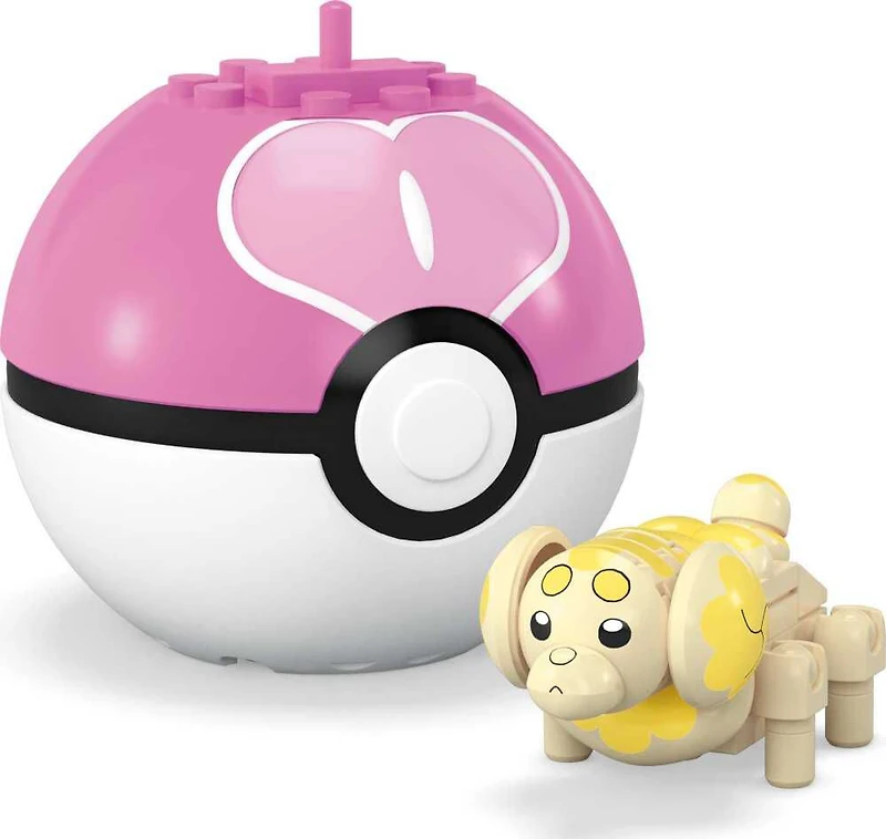 MEGA  Pokémon  Figurine articulée  Pâtachiot, Pokéball (31pièces)