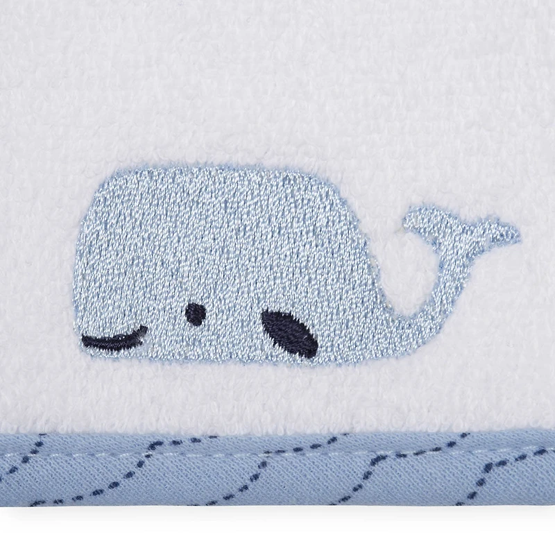 Débarbouillettes de Koala Baby paquet de 6 bleu.