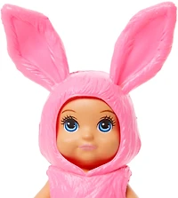 ​Barbie Skipper Babysitters Inc. Baby Doll with Removable Pink Bunny Onesie Costume & Diaper
