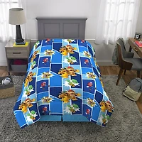 Couette Pout Lit 1 et 2 Place Super Mario "Power Up"