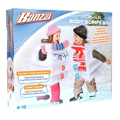 Banzai Tenues Gonflables de Bonhomme de Neige