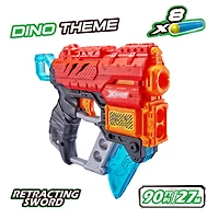 Pistolet à fléchettes en mousse X-Shot Dino Attack Dino Extinct (8 fléchettes, 1 oeuf) par ZURU