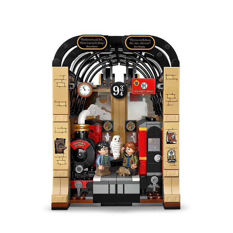 LEGO Harry Potter Le Coin Lecture : le Poudlard Express, Jouet Magique pour Enfants, Serre-Livre à Construire 76450