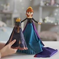 Disney's Frozen 2 Anna's Queen Transformation Fashion Doll With 2 Outfits and 2 Hair Styles