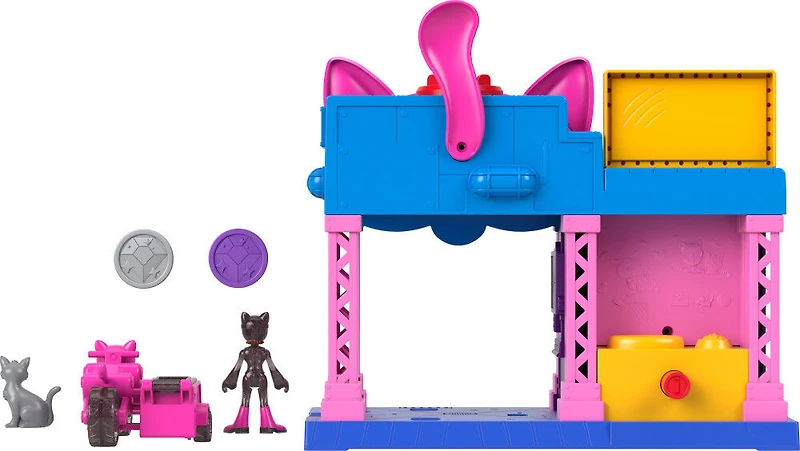 Imaginext DC Super Friends Maison de jeu de Catwoman, figurine, acc.