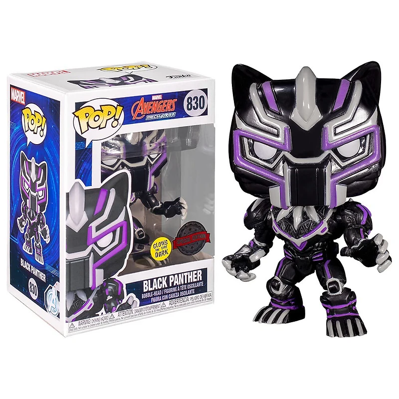 Funko POP! Marvel: Marvel Mech - Black Panther (Glow) - R Exclusive