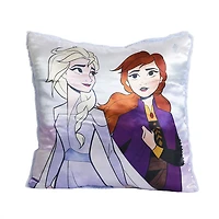 Ensemble de jeté et coussin 2 pièces de la Reine des neiges de Disney