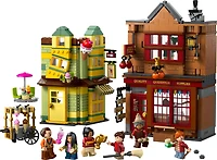 LEGO Harry Potter Le Magasin d'Accessoires de Quidditch et Les Glaces Florian Fortarôme, Boutiques du Chemin de Traverse 76452
