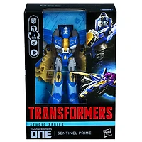 Transformers Generations Studio Series, figurine Sentinel Prime classe Voyageur, Transformers Un