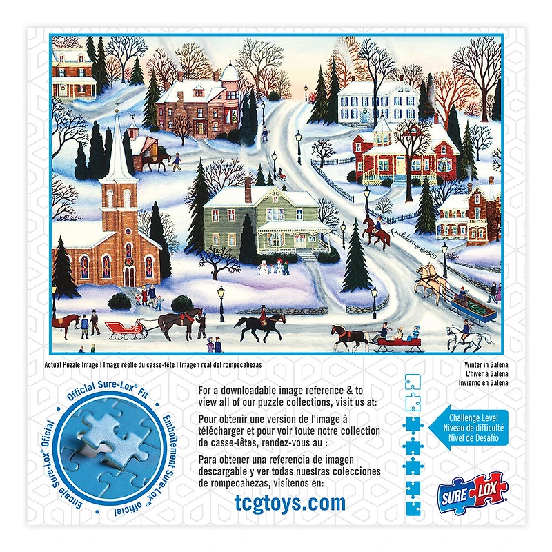 Casse-têtes SureLox - Collection Royaume d'hiver - Hiver à Galena - 1 000 pièces