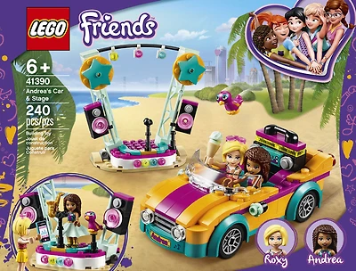 LEGO Friends La voiture et la scène d'Andréa 41390 (240 pièces)