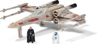 Escadron Micro Galaxie de Star Wars - Classe chasseur stellaire - X-Wing du Jedi Luke Skywalker