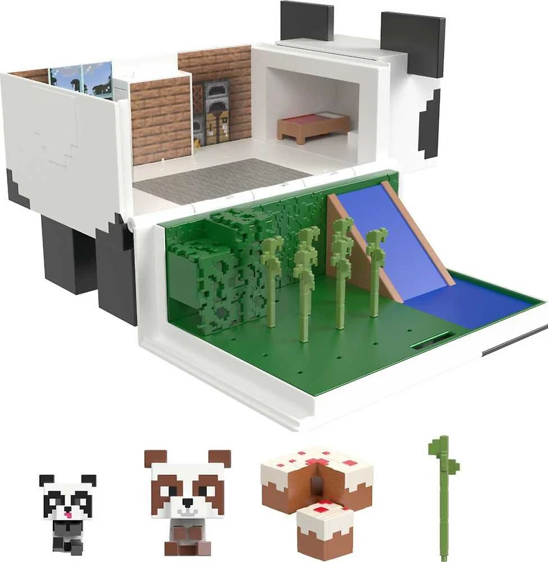 Minecraft Mini Têtes Modulables Coffret La Maison du Panda