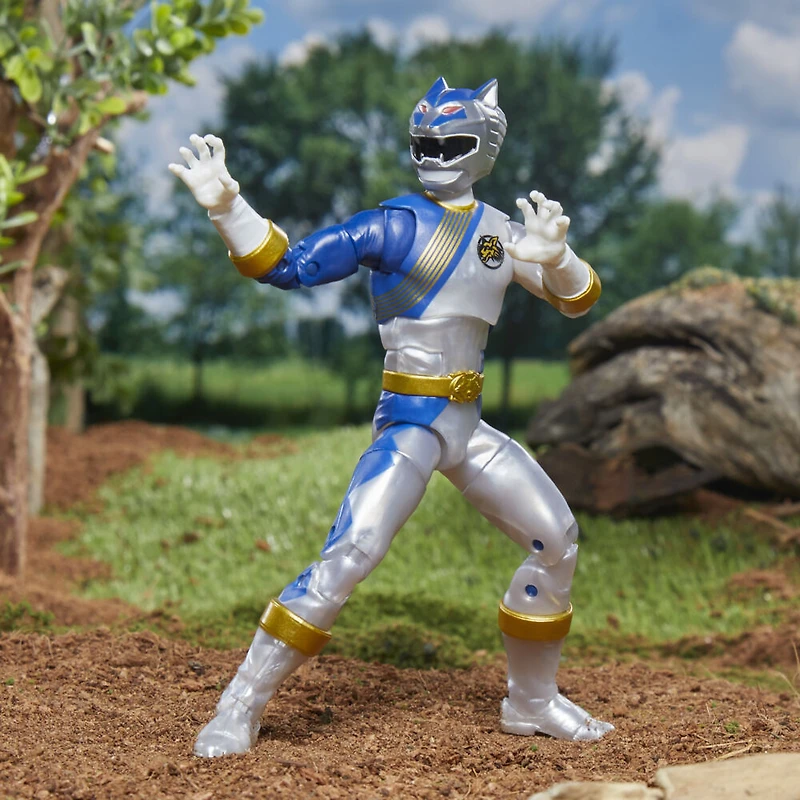 Power Rangers Lightning Collection Force Animale, Ranger Loup Lunaire, figurine