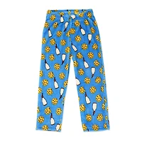 Jesse & Lulu Lounge Pantalon de pyjama : Lait bleu et biscuit Extra Large