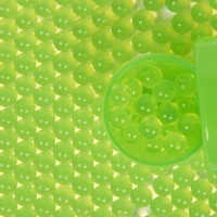 Orbeez Tubes, 400 billes Orbeez gonflées vertes, cuillère et boîte de transport, jouets sensoriels