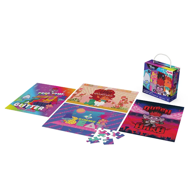 Trolls, Coffret de 4 puzzles