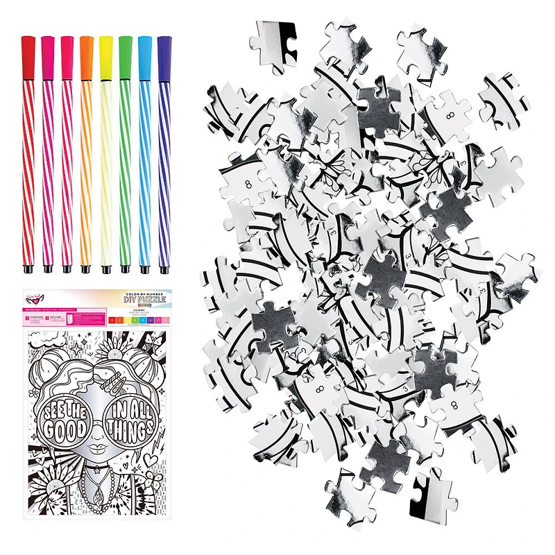 Color-By-Number DIY Puzzle