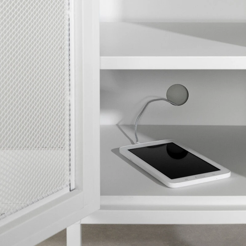 Dylane Table de chevet Blanc