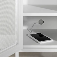 Dylane Table de chevet Blanc