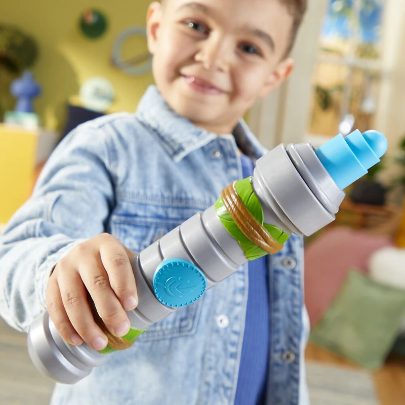 Star Wars Young Jedi Adventures, sabre laser à lame extensible bleue de Nubs, jouets Star Wars pour enfants d'âge préscolaire