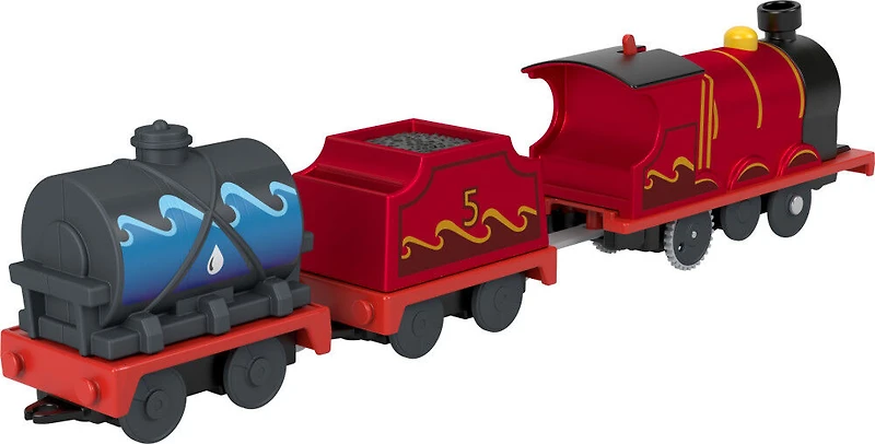 Thomas et ses amis Locomotive et wagons James Cuve qui éclabousse