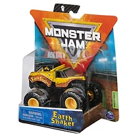Monster Jam, Monster truck Earth Shaker officiel, véhicule en métal moulé, série Ride Trucks, échelle 1:64