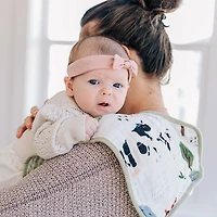 Red Rover - Cotton Muslin Burp Cloth