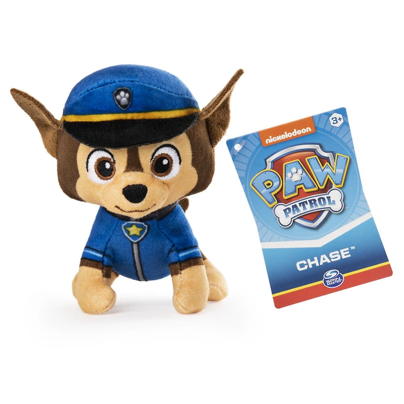 PAW Patrol, Mini-peluche Chase de 12,7 cm
