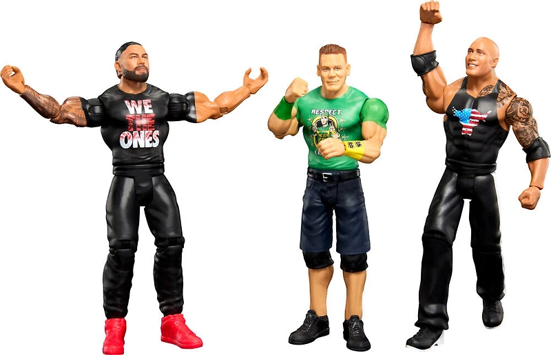 WWE-Superstar-Coffret 3 figurines articulées
