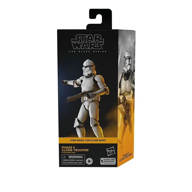 Star Wars The Black Series Phase II Clone Trooper, Star Wars: The Clone Wars 6-Inch Action Figures