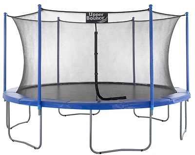 Upper Bounce FT. Trampoline & Enclosure Set equipped with the New "EASY ASSEMBLE FEATURE